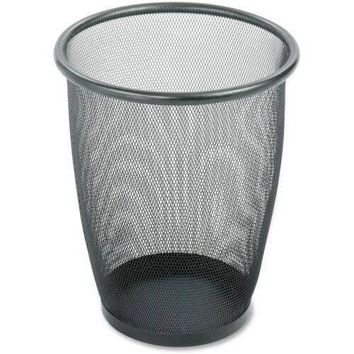 Safco SAF9717BL Round Mesh Wastebaskets