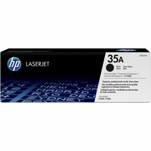 HP HEWCB435A 35A Original Laser Toner Cartridge - Single Pack - Black - 1 Each