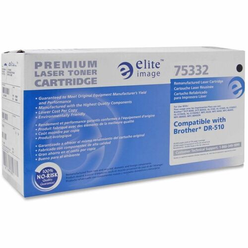 Elite Image ELI75332 Remanufactured Drum Unit Alternative For Brother Dr510 - 20000 Page - 1 Each