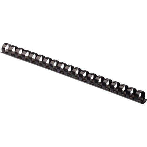 Fellowes FEL52324 Plastic Combs - Round Back, 5/8", 120 Sheets, Black, 25 Pk - 0.6" Height X 10.8" Width X 0.6" Depth - 120 X Sheet Capacity - For Letter 8.50" X 11" Sheet - Round - Black - Plastic - 25 / Pack