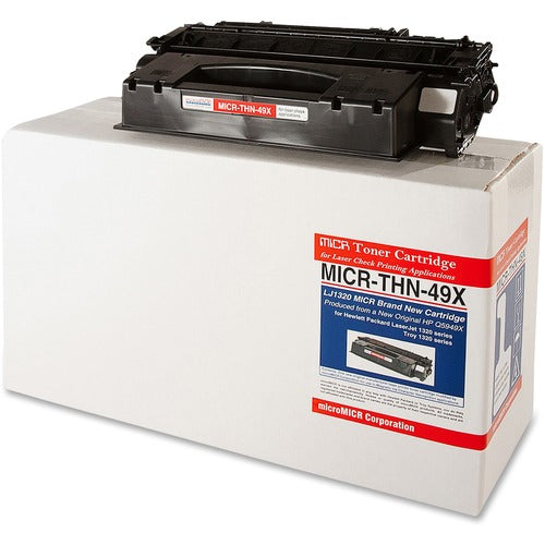 microMICR MCMMICRTHN49X MICR Laser Toner Cartridge Q5949X - Black - 1 Each