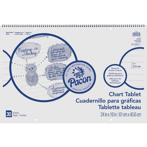 Pacon® PAC74630 Ruled Chart Tablet