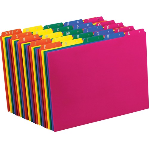 Pendaflex PFX40142 Top Tab Assorted A-Z File Guides