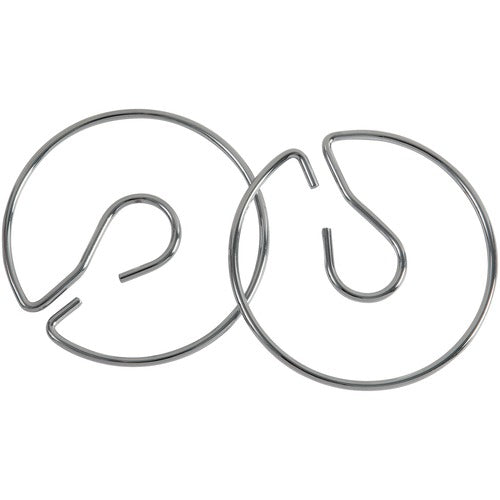 Pacon PAC74440 Chart Stand Rings - 3" Diameter - Metal - Silver