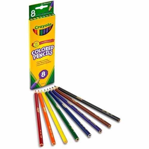 Crayola CYO684008 Presharpened Colored Pencils