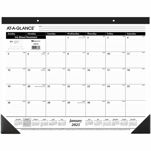 At-A-Glance AAGSK2400 Monthly Desk Pad Calendar