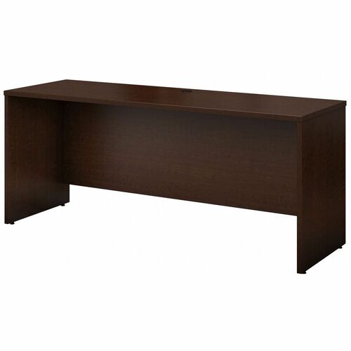 Bush Business Furniture BSHWC12926 Series C 72W x 30D Desk/Credenza/Return in Mocha Cherry