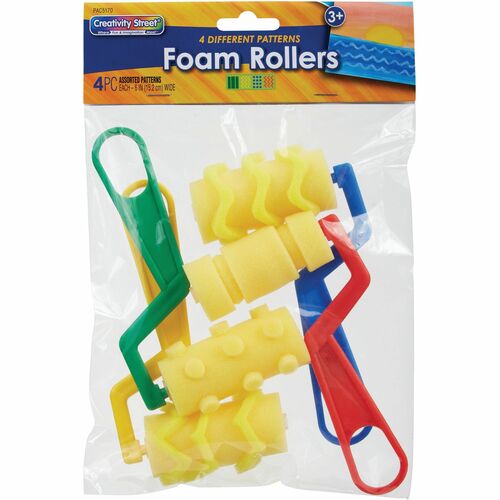 Creativity Street PAC5170 Foam Pattern Paint Rollers