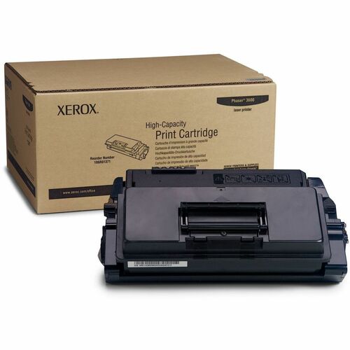 Xerox XER106R01371 Black Toner Cartridge - Laser - High Yield - 14000 Page - 1 Each