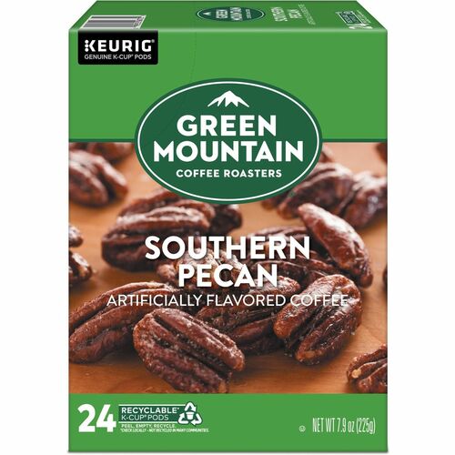 Green Mountain Coffee Roasters® GMT6772 K-Cup, Pod Southern Pecan Keurig Single-Serve K-Cup pods, Light Roast Coffee, 24 Count