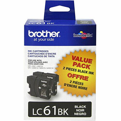 Brother BRTLC612PKS Innobella LC612PKS Original Inkjet Ink Cartridge - Black - 2 / Pack