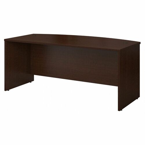 Bush Business Furniture BSHWC12946 Series C 72W Bow Front Desk Shell in Mocha Cherry