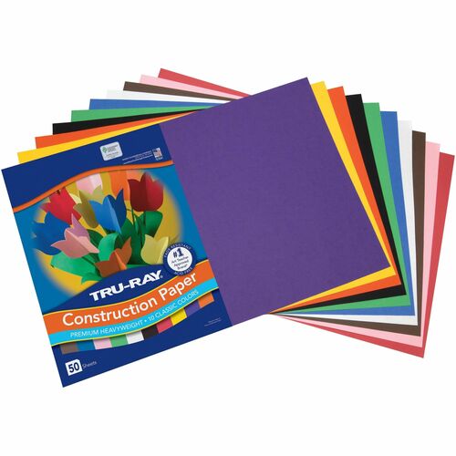 Tru-Ray PAC103063 Heavyweight Construction Paper