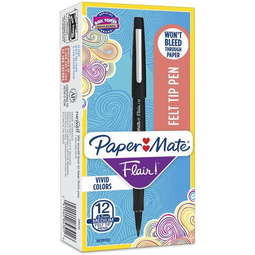 Paper Mate PAP8430152 Flair Point Guard Felt Tip Marker Pens