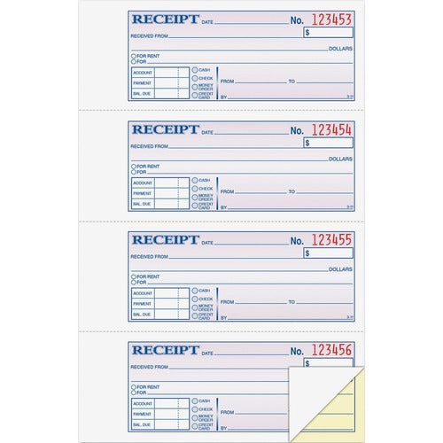 Adams ABFDC1182 Money/Rent Receipt Book