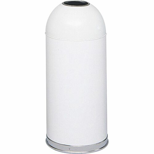 Safco SAF9639WH Open Top Dome Waste Receptacle