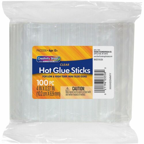 Creativity Street PAC3358 5/16" Dual Temperature Glue Sticks