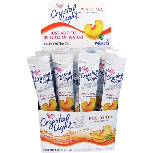 Crystal Light KRF79730 On-The-Go Mix Peach Sticks