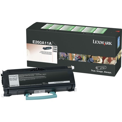 Lexmark LEXE260A41G Standard Yield Laser Toner Cartridge - Black - 1 Each