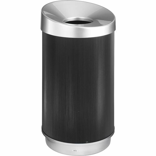 Safco SAF9799BL At-Your-Disposal Vertex Waste Receptacle