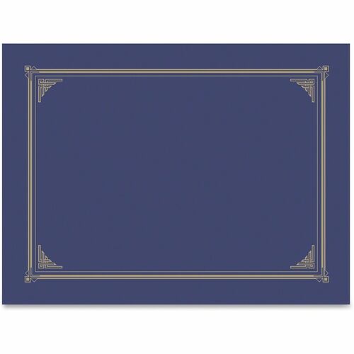 Geographics GEO47401 Geographics Award Certificate Document Cover - A4, Letter - 8 19/64" X 11 45/64", 8 1/2" X 11", 8" X 10" Sheet Size - Metallic Blue - Recycled - 6 / Pack