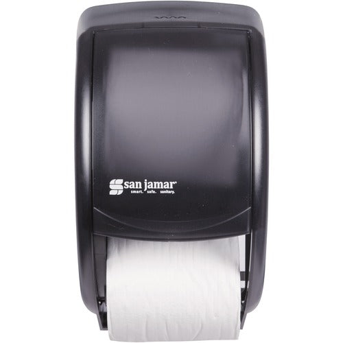 San Jamar SJMR3500TBK Duett Standard Bath Tissue Dispenser