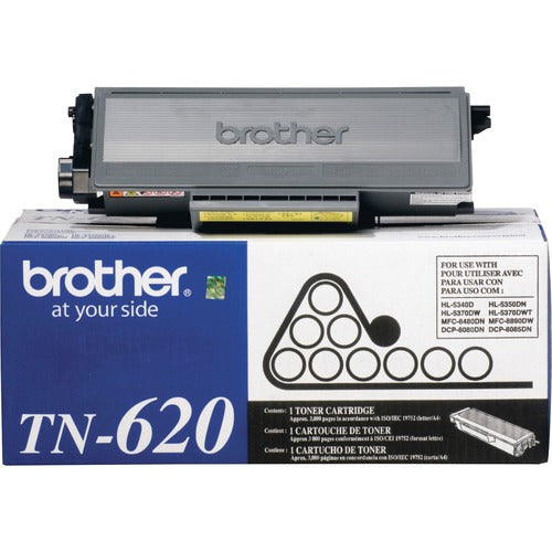 Brother BRTTN620 TN620 Original Laser Toner Cartridge - Black - 1 Each
