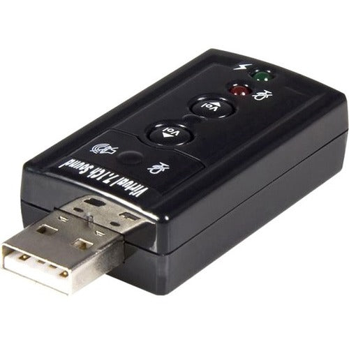 StarTech.com STCICUSBAUDIO7 USB Audio Adapter - Virtual 7.1 - External Sound Card - Stereo Audio