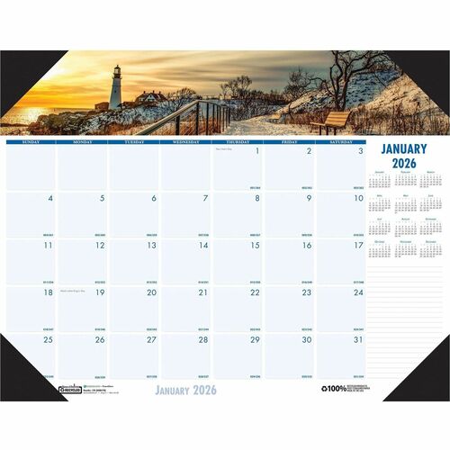 House of Doolittle HOD178 EarthScapes Coastlines Desk Pad