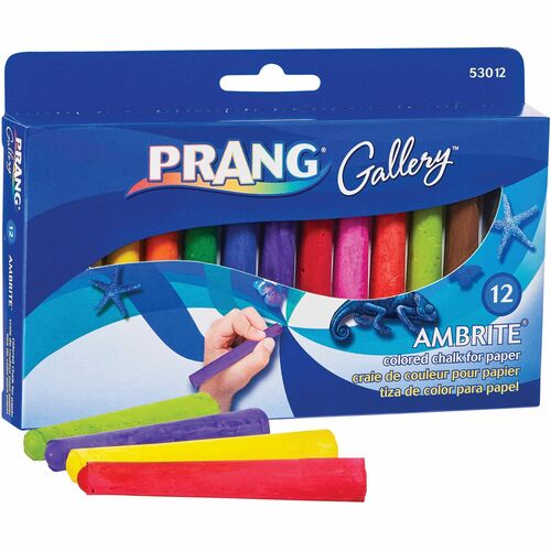 Prang DIX53012 Gallery Ambrite Colored Chalk