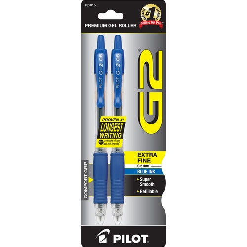 Pilot PIL31015 G2 Retractable Gel Ink Rollerball Pens
