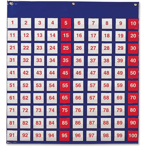 Learning Resources LRNLER2208 Hundred Pocket Chart