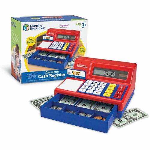 Pretend & Play LRNLER2629 Pretend Calculator/Cash Register