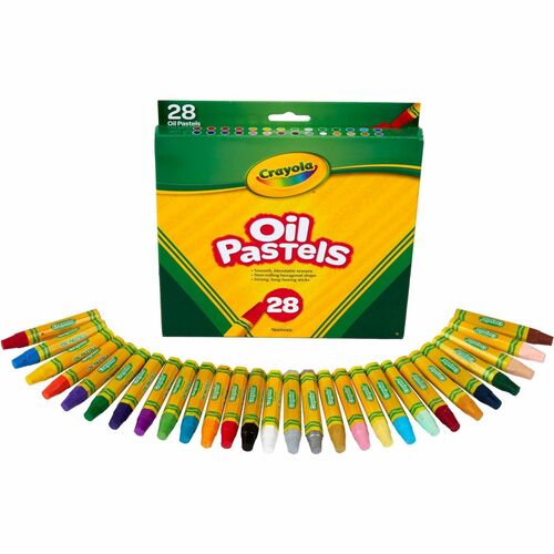 Crayola CYO524628 Jumbo 28 Oil Pastels
