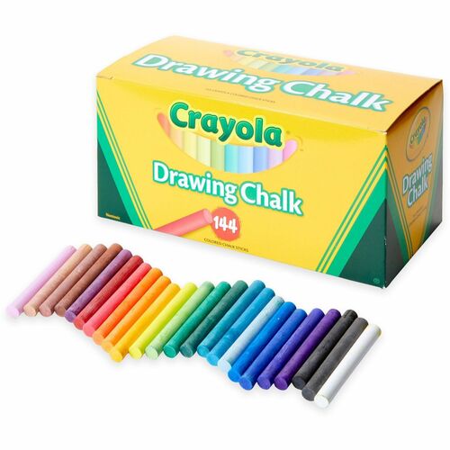 Crayola CYO510400 Colored Drawing Chalk Sticks