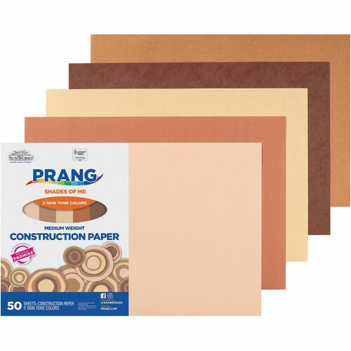 Prang PAC9512 Multicultural Construction Paper