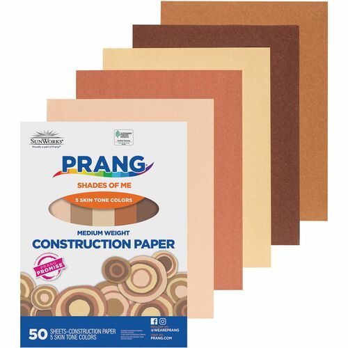 Prang PAC9509 Multicultural Construction Paper