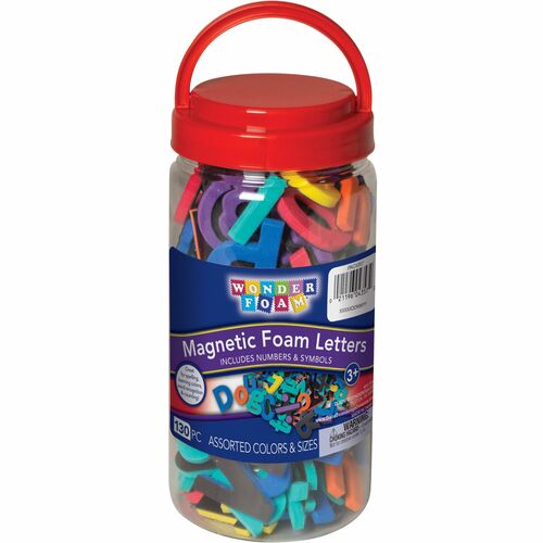 WonderFoam PAC4357 Magnetic Letters/Numbers