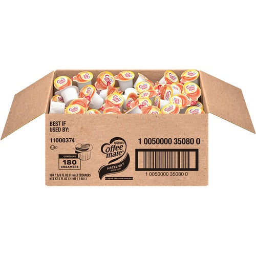 Coffee mate NES35080 Hazelnut Nondairy Liquid Creamer Singles