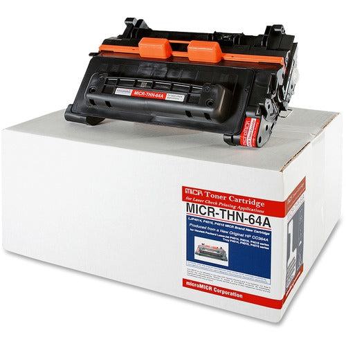 microMICR MCMMICRTHN64A MICR Laser Toner Cartridge CC364A - Black - 1 Each