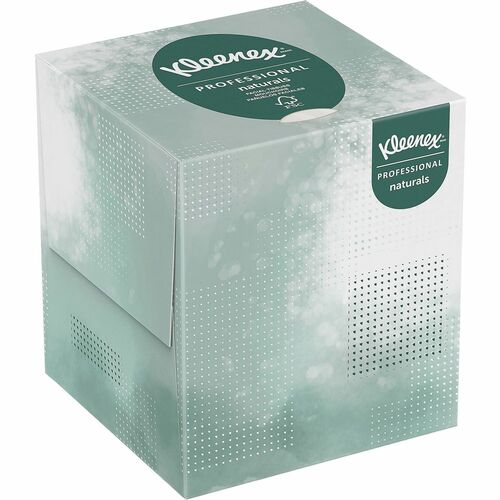 Kleenex KCC21272 Professional Naturals Facial Tissue Cube for Business