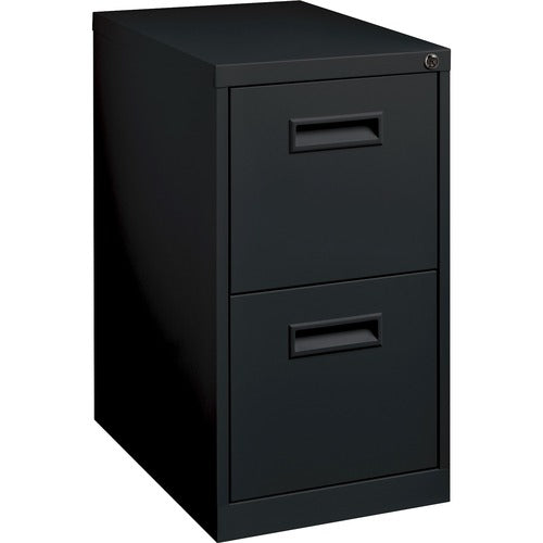 Lorell LLR67741 19" File/File Mobile File Cabinet with Recessed Pull