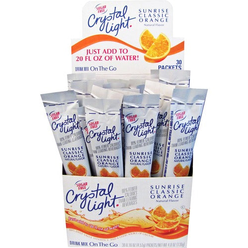 Crystal Light KRFGEN00504 On-The-Go Orange Mix Sticks