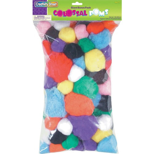 Creativity Street PAC818101 Colossal Poms