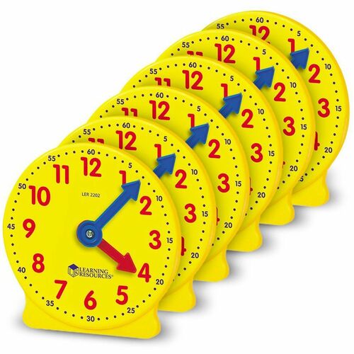 Learning Resources LRNLER2202 Pre K-4 Learning Clocks Set