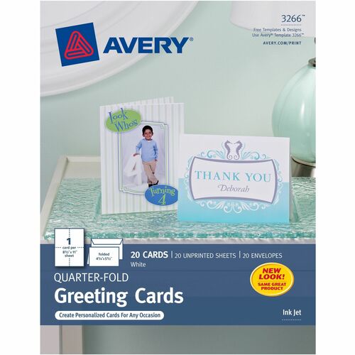 Avery® AVE03266 Avery® Greeting Cards