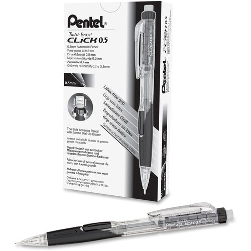 Pentel PENPD275TA .5mm Twist Erase Click Mechanical Pencil