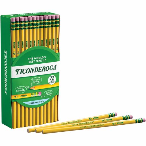 Ticonderoga DIX33904 No. 2 Pencils