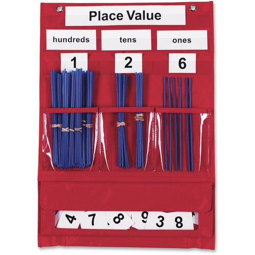 Learning Resources LRNLER2416 Counting/Place Value Pocket Chart