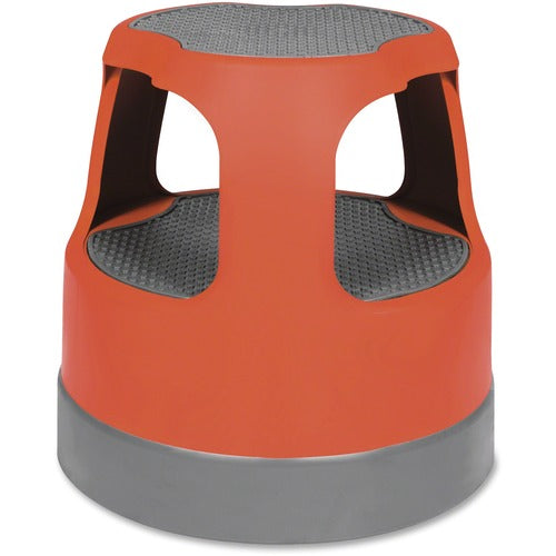 Cramer CRA50011PK43 50011Pk43 Round Scooter Stool - 2 Step - 300 Lb Load Capacity - 15" - Red